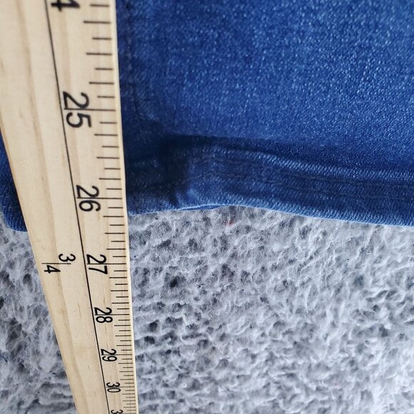 Catherines Jeans Womens 1X  18/20W Blue True Stretch Denim Straight - Picture 6 of 11